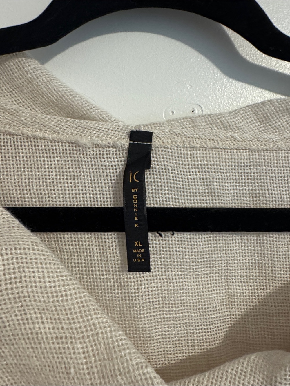 IC by Connie K 100% Linen Cowl Neck Tunic - Picture 2 of 4